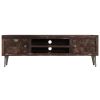 TV Stand Solid Wood Reclaimed 55.1"x11.8"x17.7" - Brown