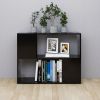 TV Stand Black 31.5"x9.4"x24.8" Engineered Wood - Black