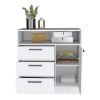 Drawer Dresser Torrey, Bedroom, White - White