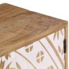 TV Stand 55.1"x11.8"x15.7" Solid Wood Mango - Brown