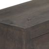 TV Stand Solid Wood Mango 55.1"x11.8"x17.7" - Grey