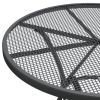 5 Piece Patio Dining Set Expanded Metal Mesh Anthracite - Anthracite