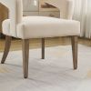 25.79" Wide Modern Barrel Open Back Accent Chair with Wooden Legs for Dining Room, Club, Kitchen and Living Room.Beige - as Pic
