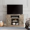 American retro TV Stand Farmhouse Classic Media TV Stand Antique Entertainment for TV up to 50", Gray Wash, 47"W*15.5"D*30.75"H - Gray Wash