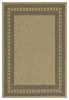 Earth GC_NTL1006 Jute/Black 7 ft. 10 in. x 10 ft. 3 in. Indoor/Outdoor Area Rug - as Pic