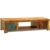 TV Stand with 2 Doors Reclaimed Wood Vintage - Brown