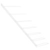 Wall-mounted Wine Rack for 7 Bottles White Metal - White