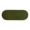 Fuji 49" Upholstered Oval Storage Bench, Olive Green Performance Velvet - as Pic