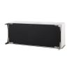 Madelyn 49" Modern Storage Bench, Bright White Dye - as Pic