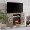American retro TV Stand Farmhouse Classic Media TV Stand Antique Entertainment for TV up to 50" Gray Wash, 47"W*15.5"D*30.75"H - Gray Wash -