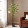 59.1 Inch Artificial Pieris Tree - Green - Rattan