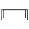 9 Piece Patio Dining Set Black - Black