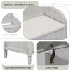Rustic Style Solid wood Entryway Multifunctional Storage Bench with Safety Hinge - Gray Wash - MDF
