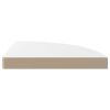Floating Corner Shelves 2 pcs High Gloss White 13.8"x13.8"x1.5" MDF - White
