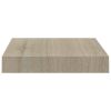Floating Wall Shelf Oak 9.1"x9.3"x1.5" MDF - Brown