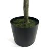 71 Inch Artificial Olive Tree, Artificial Tree Plants for Home Bedroom Living Room - Green - Iron+Plastic