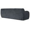 U_Style 81.5" Minimalist Compression Sofa, Curved Design, 3-Seater Casual Sofa for Living Rooms, Bedrooms, and Apartments - as Pic
