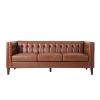 Mirod Comfy 3-seat Sofa with Tufted Back , Modern for Living Room - as Pic