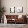 Mirod Comfy 3-seat Sofa with Tufted Back , Modern for Living Room - as Pic