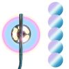 5-Head Projector Sunset Floor Lamp, Rainbow Ambient Night Light, Modern Minimalist Floor Lights for Bedroom Living Room Holiday Gifts - silver
