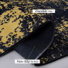LOOM & LUXE 2'6''x10' Runner - Area Rugs for living room, bedroom, kitchen, dining room rug (Black/Gold, 2'6''x10') - as Pic