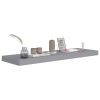 Floating Wall Shelf Gray 31.5"x9.3"x1.5" MDF - Grey