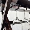26 Bottles Freestanding wine rack,Wine Storage Rack, Freestanding Display Rack for Kitchen, Pantry, Cellar,walnut - as Pic