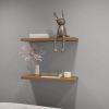 Mahogany Floating Shelf - as Pic