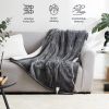 Heated Blanket Electric Blanket Throw with 5 Heating Levels & 4 Hours Auto Off