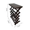 26 Bottles Freestanding wine rack,Wine Storage Rack, Freestanding Display Rack for Kitchen, Pantry, Cellar,walnut - as Pic