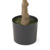 59 Inch Artificial Fiddle Leaf Fig Tree - Green - Iron+Plastic