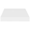 Floating Wall Shelves 4 pcs White 9.1"x9.3"x1.5" MDF - White