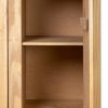 3-Door Wardrobe 46.5"x19.7"x67.5" Pine Panama Range - Brown