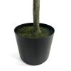 59 Inch Artificial Olive Tree, Large Olive Plants for Home Decor and Housewarming Gift - Green - Iron+Plastic