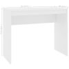 Desk White 35.4"x15.7"x28.3" Engineered Wood - White