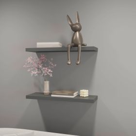 Matt Grey Floating Shelf - as Pic