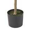 59 Inch Artificial Lemon Tree, Faux Lemon Plastic Fruit Tree for Indoor Home Decor Office Living Room - Green - Iron+Plastic