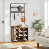 Coat Rack, Hall Tree With Shoe Rack For Entryway, 3-in-1 Entryway Coat Rack And Storage Rack, With 7 Hooks, A Hanging Rod - Antique Natural