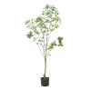 59.1 Inch Artificial Pieris Tree - Green - Rattan