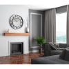 Mirrored Roman numerals decorative round wall clock