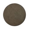 Rustic Grey Solid wood Round Dining Table w Shelf Dining Room Furniture 1pc Table Only - as Pic