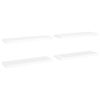Floating Wall Shelves 4 pcs White 31.5"x9.3"x1.5" MDF - White