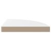 Floating Corner Shelf High Gloss White 13.8"x13.8"x1.5" MDF - White