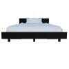 Kaia Twin Bed Base, Headboard -Black - as Pic