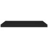 Floating Wall Shelf Black 31.5"x9.3"x1.5" MDF - Black