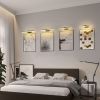 Rechargeable Wireless Picture Wall Light, Battery Wall Lamp for paintings, artworks, pictures, mirror, dart board, photos  - black