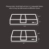 Full over Full Bunk Bed with Ladder,Wooden Bunk Bed with High Guardrail and Ladder- Espresso - Wood