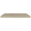 Floating Wall Shelf Oak 31.5"x9.3"x1.5" MDF - Brown