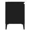 TV Stand with Metal Legs Black 40.7"x13.8"x19.7" - Black