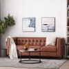 Mirod Comfy 3-seat Sofa with Tufted Back , Modern for Living Room - as Pic
